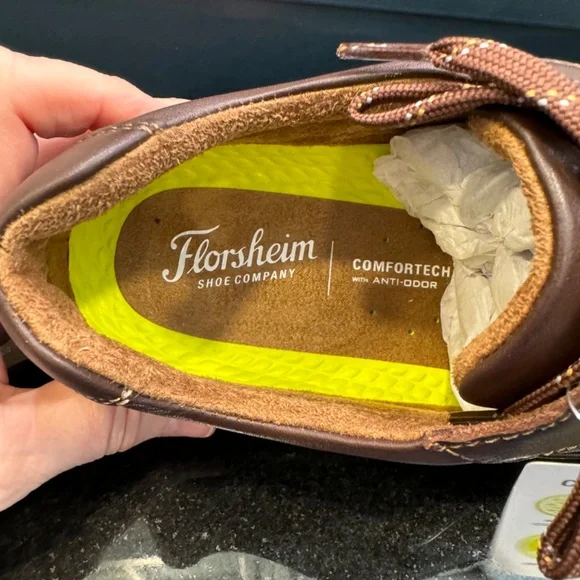Florsheim Great Lakes Walking shoe in Brown Tumbler Leather. NWT size 10.5 - Picture 6 of 6
